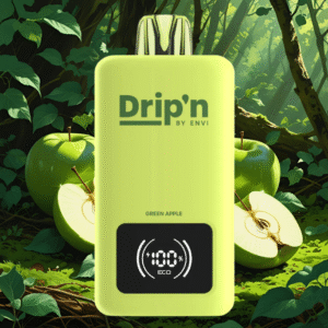 drip'n by envi 70k disposable vape green apple