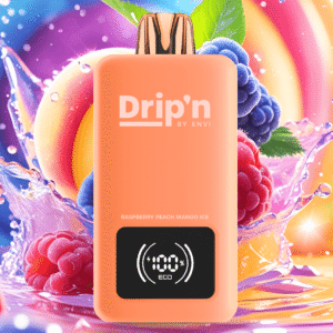 drip'n by envi 70k disposable vape peach blue razz ice