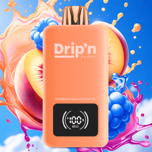 drip'n by envi 70k disposable vape peach blue razz ice