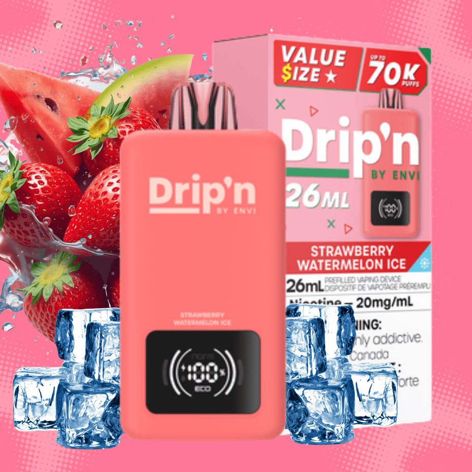 drip'n by envi 70k disposable vape strawberry watermelon ice drip'n by envi 70k disposable vape strawberry watermelon ice