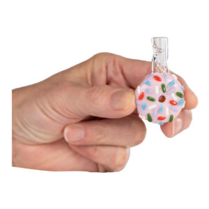 potv x empire glass pink frosted donut