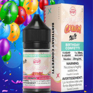 flavor beast unleashed cravin salts birthday confetti