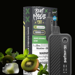flavour beast beast mode max 18k disposable dope double kiwi