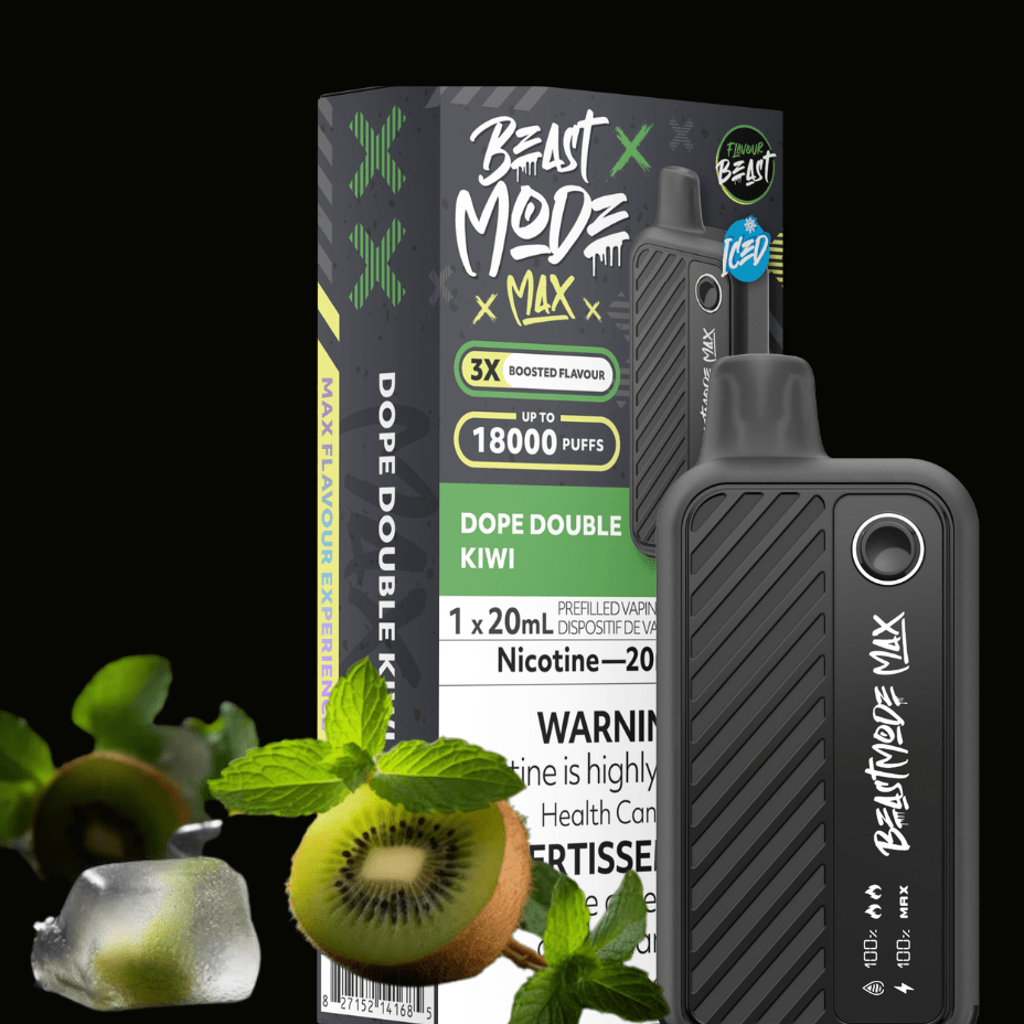 flavour beast beast mode max 18k disposable dope double kiwi flavour beast beast mode max 18k disposable dope double kiwi