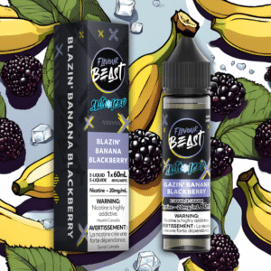 flavour beast salt 60ml blazin' banana blackberry