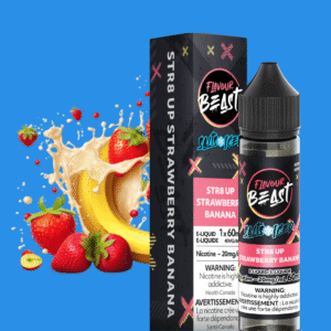 flavour beast salt 60ml str8 up strawberry banana