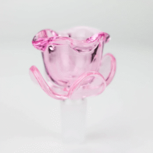 flower shape glass bowl