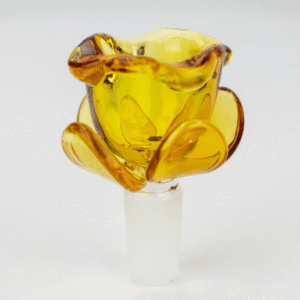 flower shape glass bowl