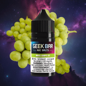 geek bar nic salt white grape ice