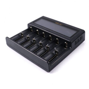 golisi s6 smart charger with lcd screen (6 bay)