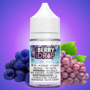 grape salt by berry drop e liquid