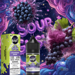 gushin s. blueberry grape salts by flavour beast e liquid