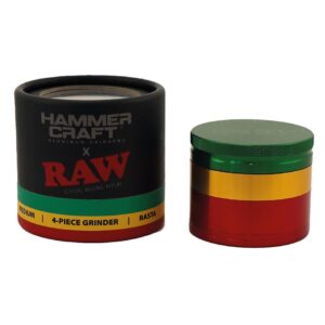 raw hammer craft medium aluminium grinder 4 parts 55mm
