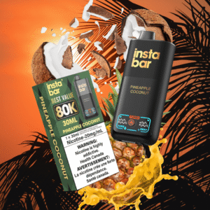 insta bar 80k disposable vape pineapple coconut