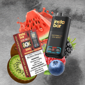 insta bar 80k disposable vape watermelon kiwi berry