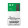 Crisp Menthol 18mg Juul2 Pods import placeholder for 1152