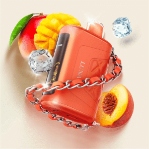 kraze luna 42k disposable vape amber peach mango ice
