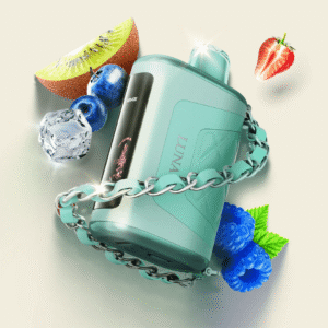 kraze luna 42k disposable vape blue razz strawberry kiwi ice