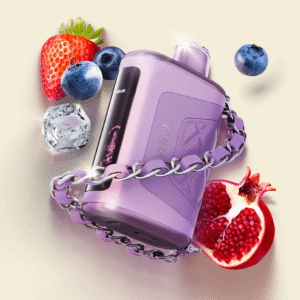 kraze luna 42k disposable vape blueberry strawberry pomegranate ice