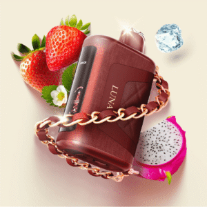 kraze luna 42k disposable vape sassy strawberry dragonfruit ice
