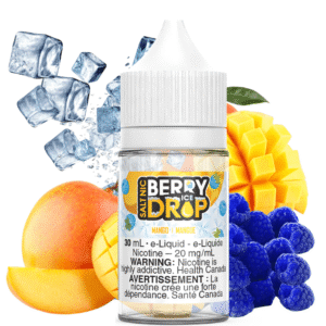 mango ice salt by berry drop e liquid