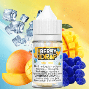 mango ice salt by berry drop e liquid