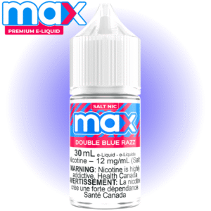 max e liquid double blue razz salt