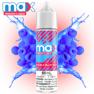 max e liquid double blue razz