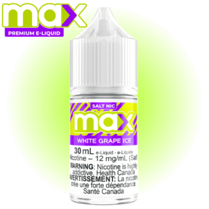 max e liquid white grape ice salt