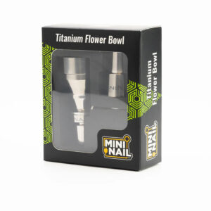 mininail flower wand titanium bowl