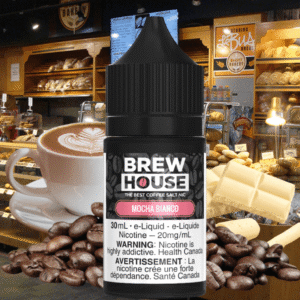 mocha bianco salt by brew house e liquid