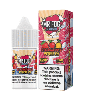 mr. fog salt strawapple peach ice 30ml