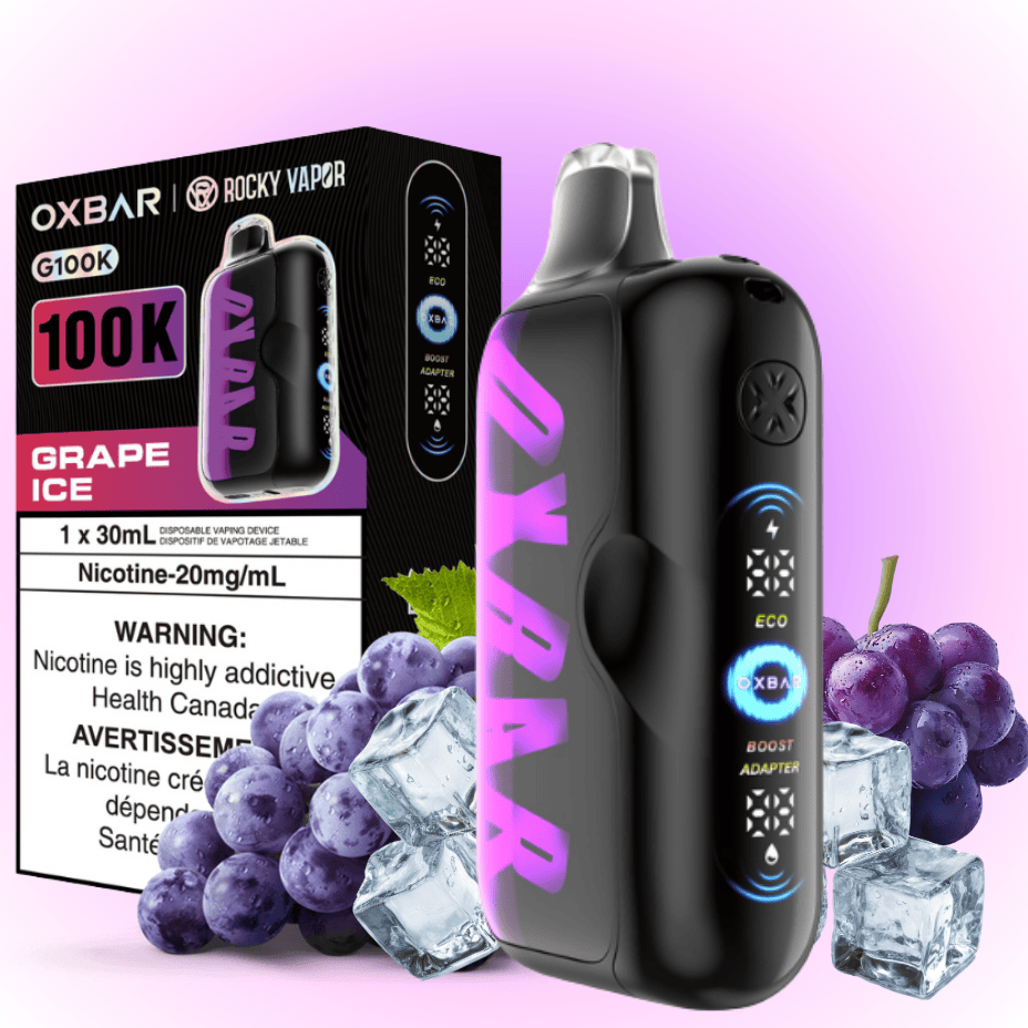 oxbar g100k disposable vape grape ice oxbar g100k disposable vape grape ice
