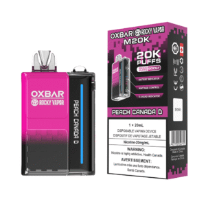 oxbar m20k disposable vape peach canada d
