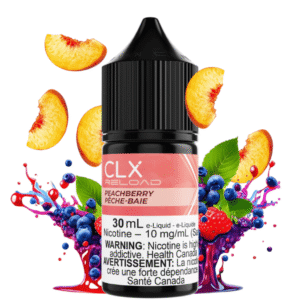 peach berry salt by clx reload e liquid