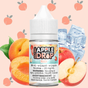 peach ice salt by apple drop e liquid
