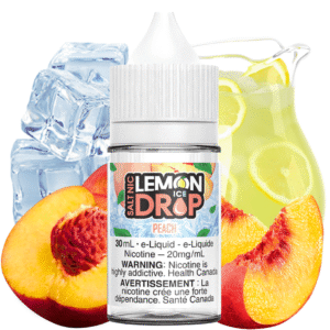 peach salt by lemon drop ice e liquid