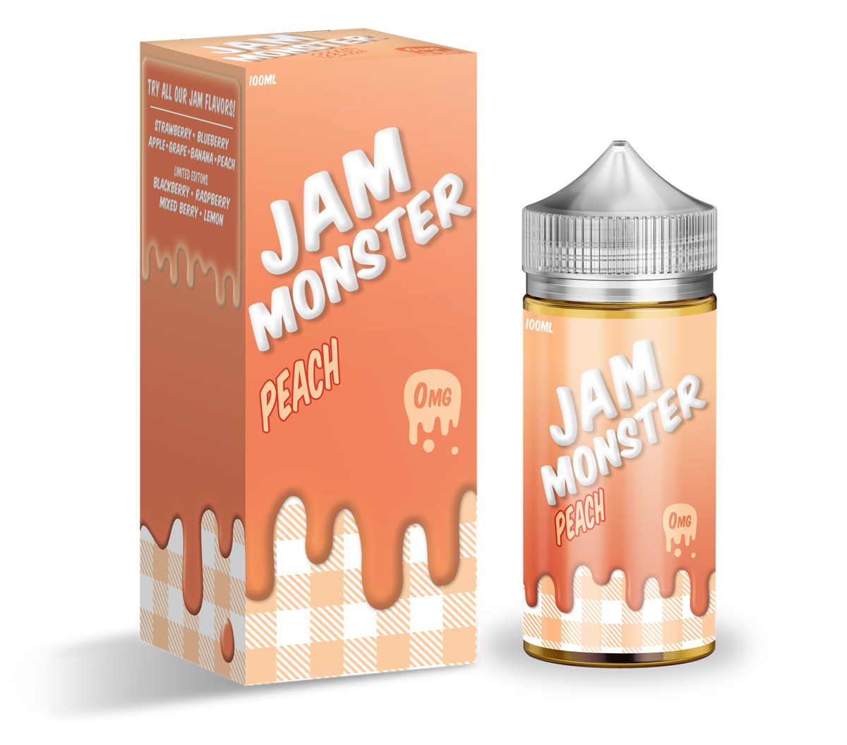 monster vape labs | jam monster | peach 100ml monster vape labs | jam monster | peach 100ml
