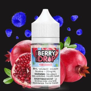 pomegranate salt by berry drop e liquid