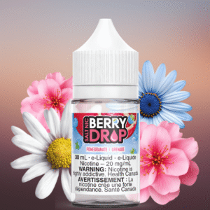 pomegranate salt by berry drop e liquid