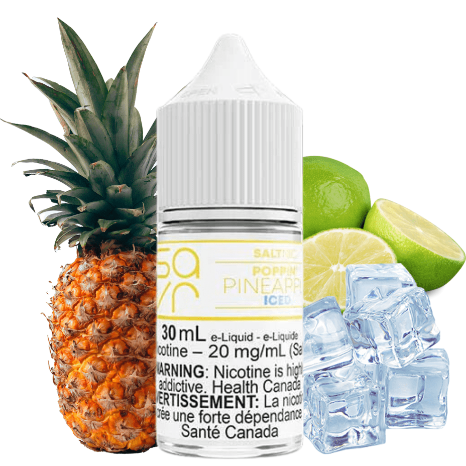 poppin' pineapple iced salt by savr e liquid poppin' pineapple iced salt by savr e liquid