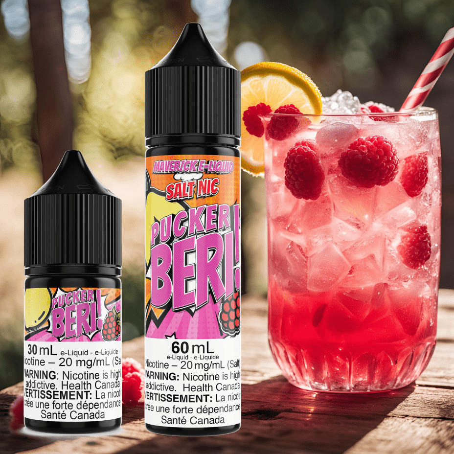 pucker beri salt by maverick e liquid 60ml pucker beri salt by maverick e liquid 60ml