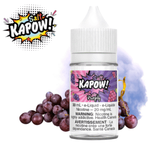 purply salt by kapow e liquid