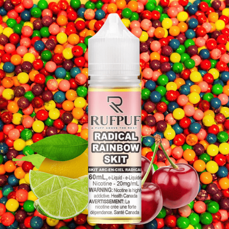 radical rainbow skit salt by rufpuf e liquid 60ml radical rainbow skit salt by rufpuf e liquid 60ml