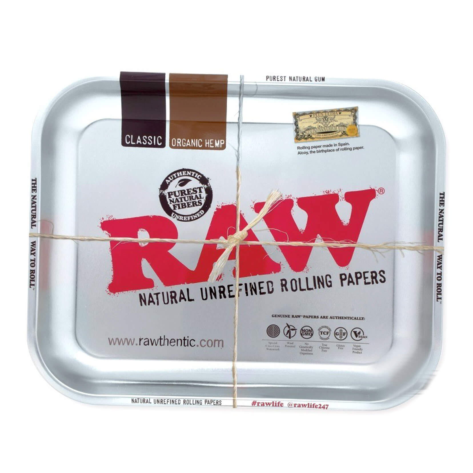 raw silver metallic rolling tray raw silver metallic rolling tray