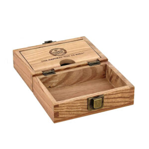 raw wooden box