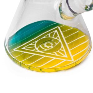 red eye tek 7mm synth beaker bong 15"