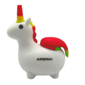 silicone unicorn bubbler pipe 6"