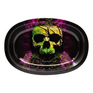 small oval rolling tray assorted designs
