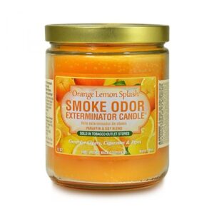 smoke odor candle 13oz orange lemon splash